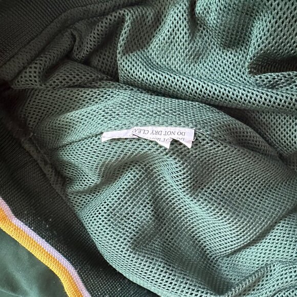 Colosseum Athletics Oregon Pullover Windbreaker Green/Yellow Size M - Picture 4 of 10